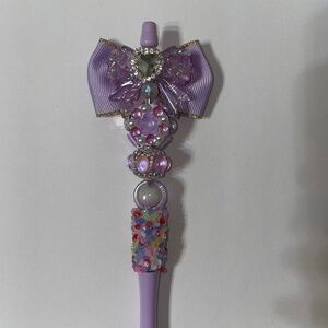 DIY Jojo Pen Purple Bow